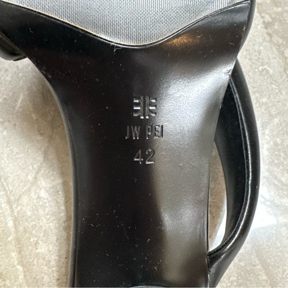 JW PEI Black Padded Mule Heels - Picture 7 of 7